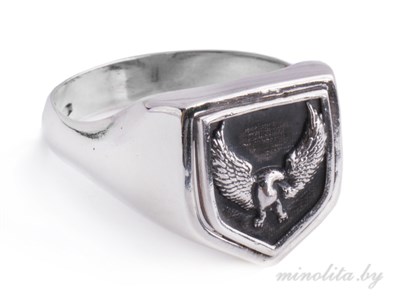 серебряное кольцо с орлом
