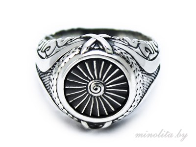 Серебряное кольцо Авиатор