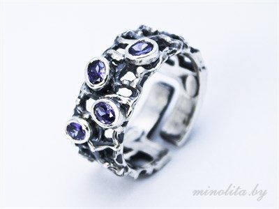 Серебряное кольцо женское