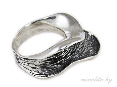 Кольцо дизайнерское серебряное