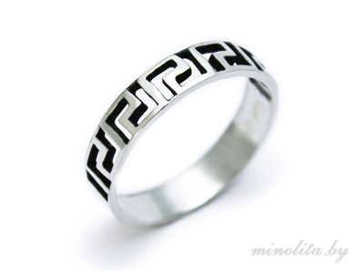 Серебряное кольцо простое