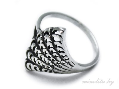 Серебряное кольцо Ракушка